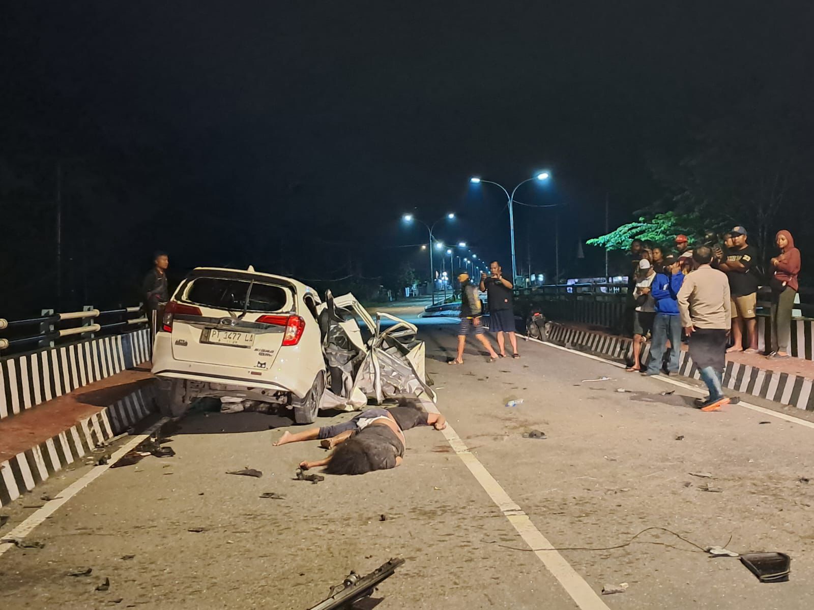 2 Orang Dilaporkan Meninggal Dalam Laka Maut di Jembatan TPU SP2