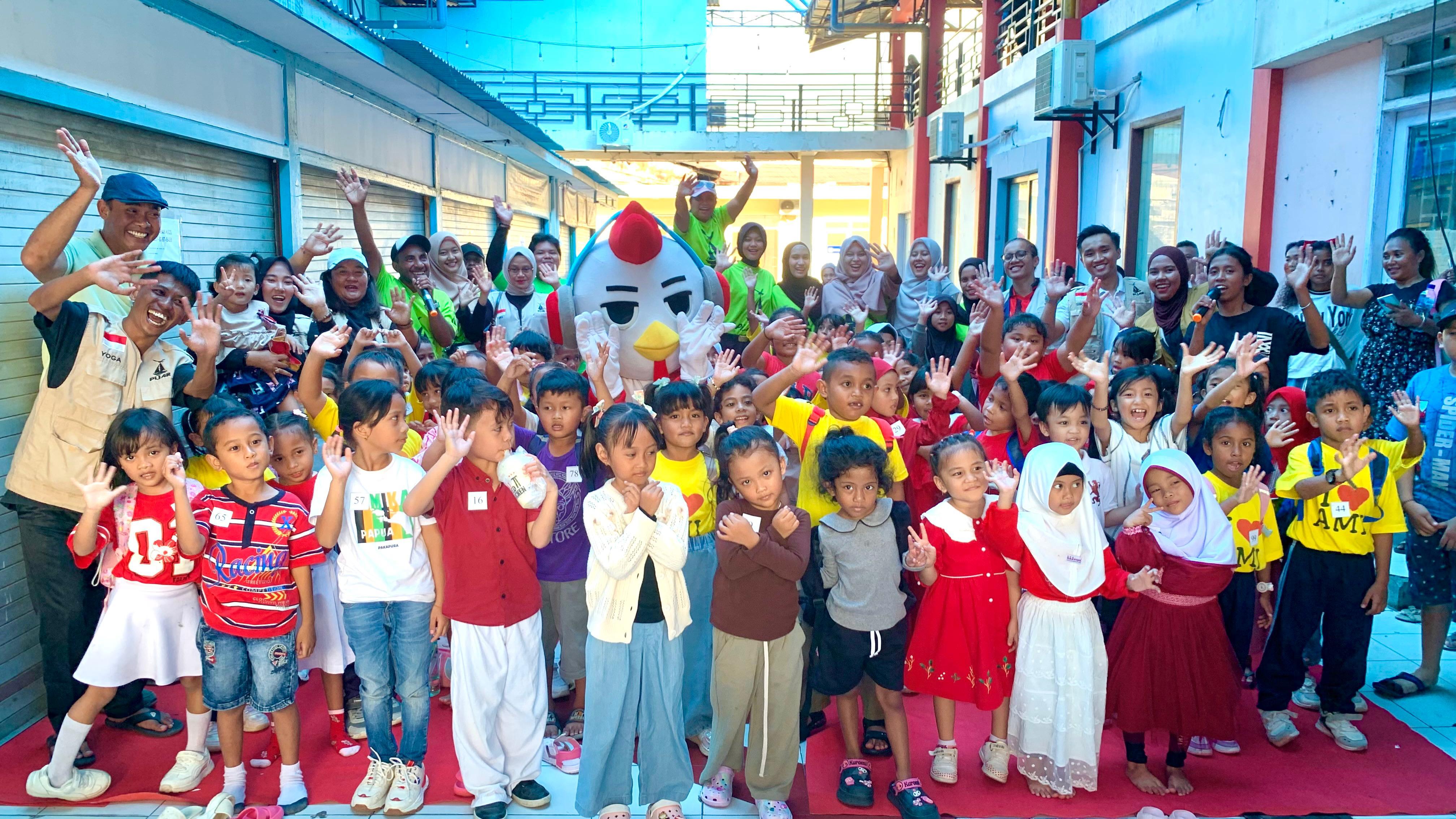 Pijar Mimika Gelar Lomba Mewarnai, Diikuti 80 Peserta Anak-anak TK